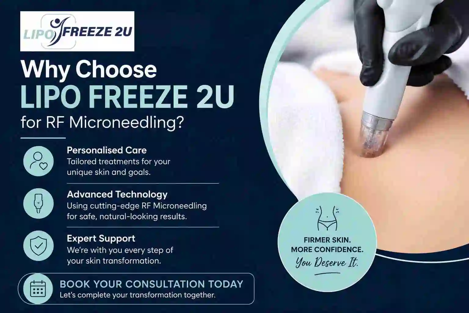 Why Choose LIPO FREEZE 2U for RF Microneedling Kingsbury?