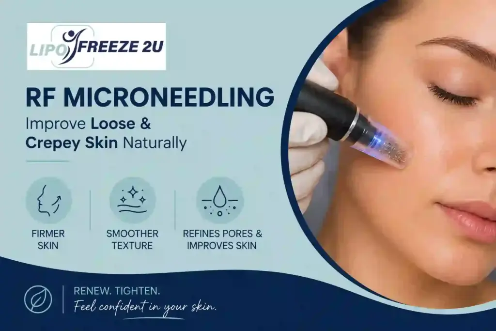 Can RF Microneedling Help Improve Loose and Crepey Skin Kingsbury?